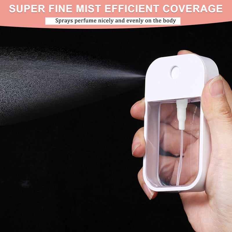 Zuhose Mini Refillable Perfume Spray Bottle with Silicone Case Compatible with Touchland Hand Sanitizer Spray (Fit for 1.69 FL OZ/50 mL Ver), Keychain + Funnel for Power Mist and Glow Mist - Image 3